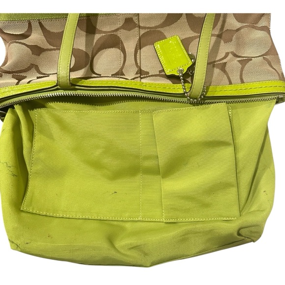 Coach Signature Jacquard Tote, Medium - Picture 8 of 17